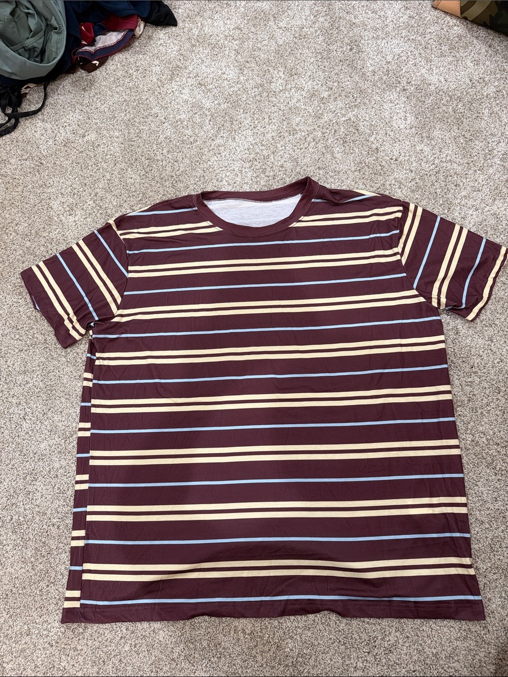 Brown striped lounge set